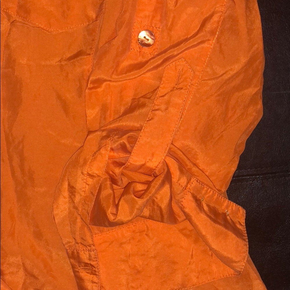 Express Button Down Silk Shirt - image 4